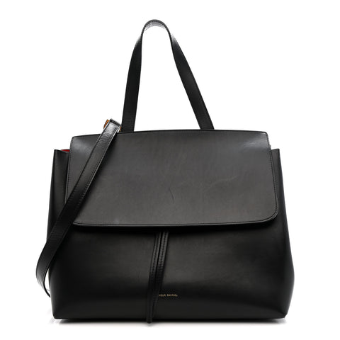 Calfskin Lady Bag Black Flamma