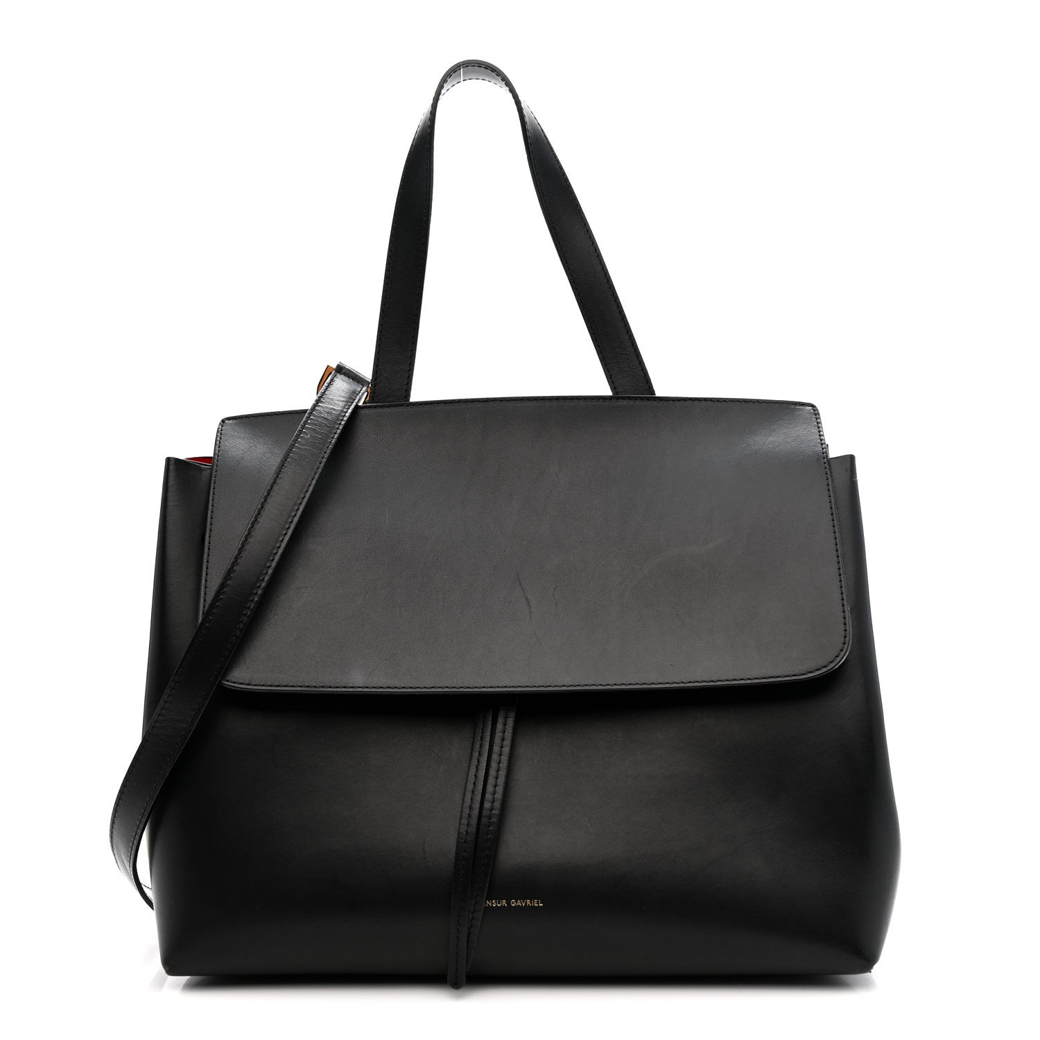 Mansur Gavriel Calfskin Lady Bag Black Flamma 1 of 13