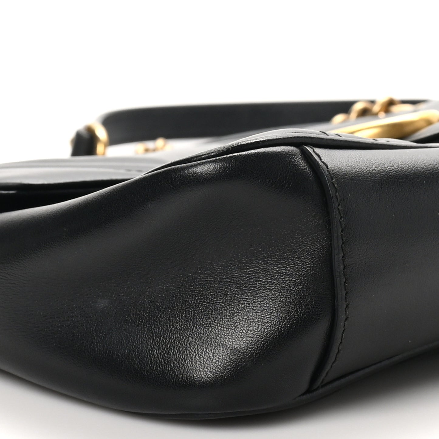 Calfskin Matelasse Small GG Marmont Shoulder Bag Black