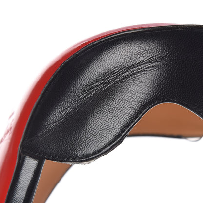 Christian Louboutin Kid PVC Deepik 120 Peep Toe Pumps 35.5 Black 12 of 16