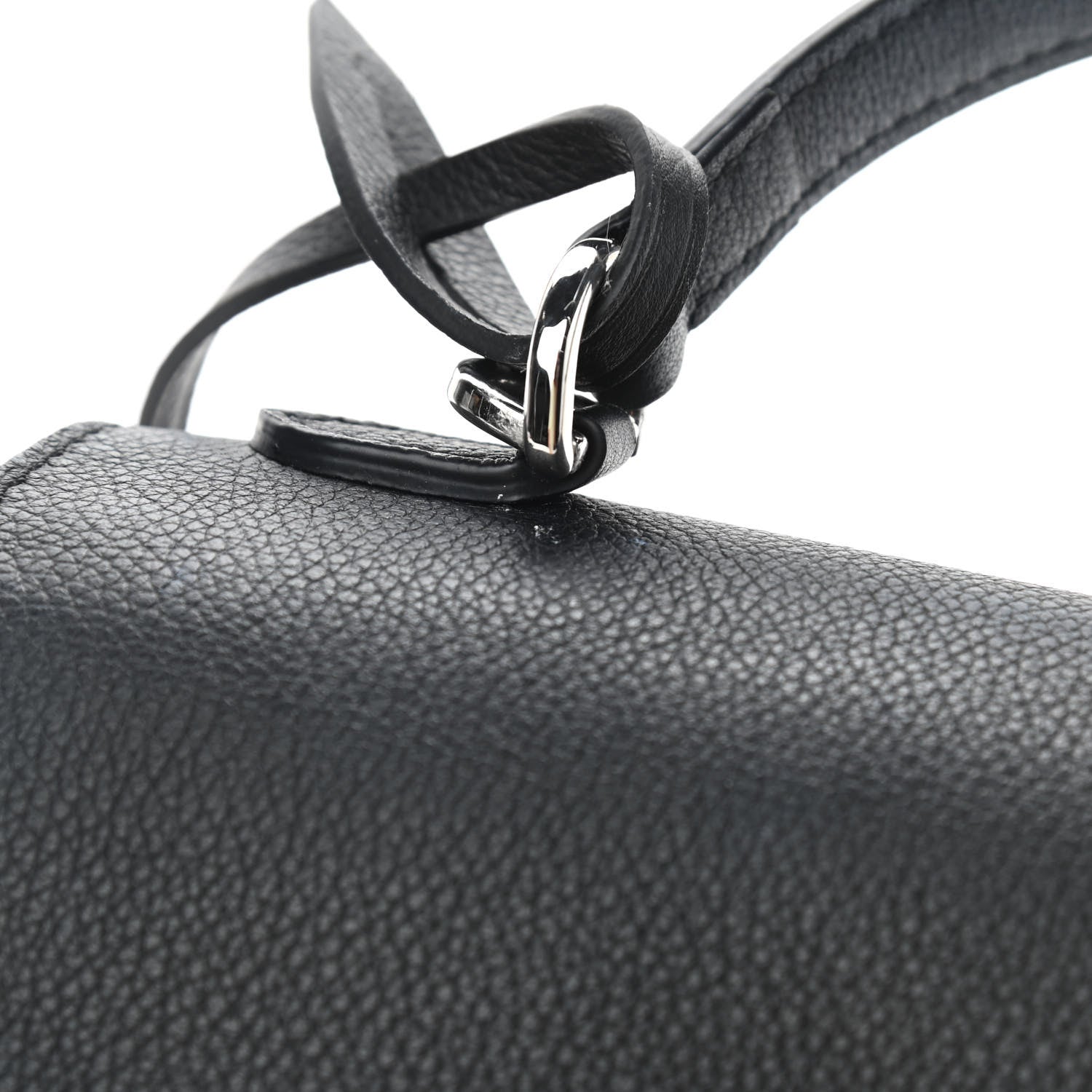 Louis Vuitton Calfskin Lockme Ever BB Black 14 of 15