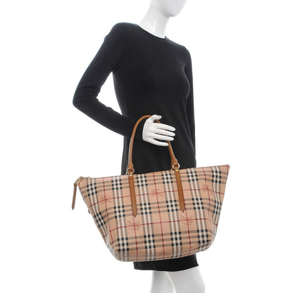 Burberry Haymarket Check Medium Salisbury Tote Mid Camel 2 of 10