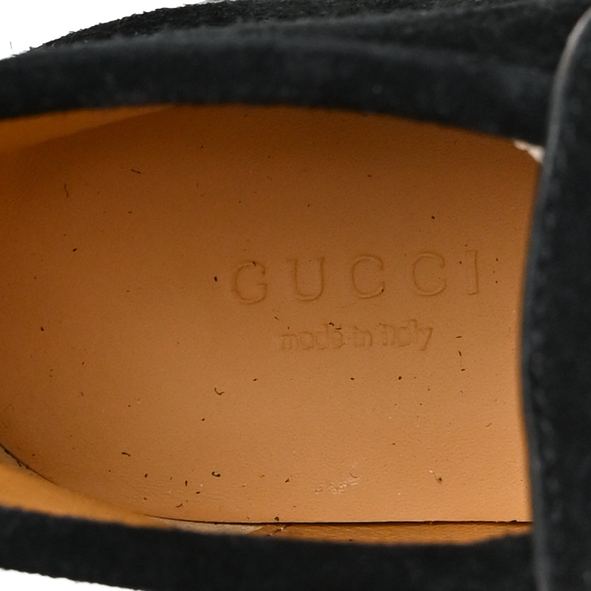 Gucci Suede Horsebit Womens Ankle Boots 36.5 Black 9 of 11