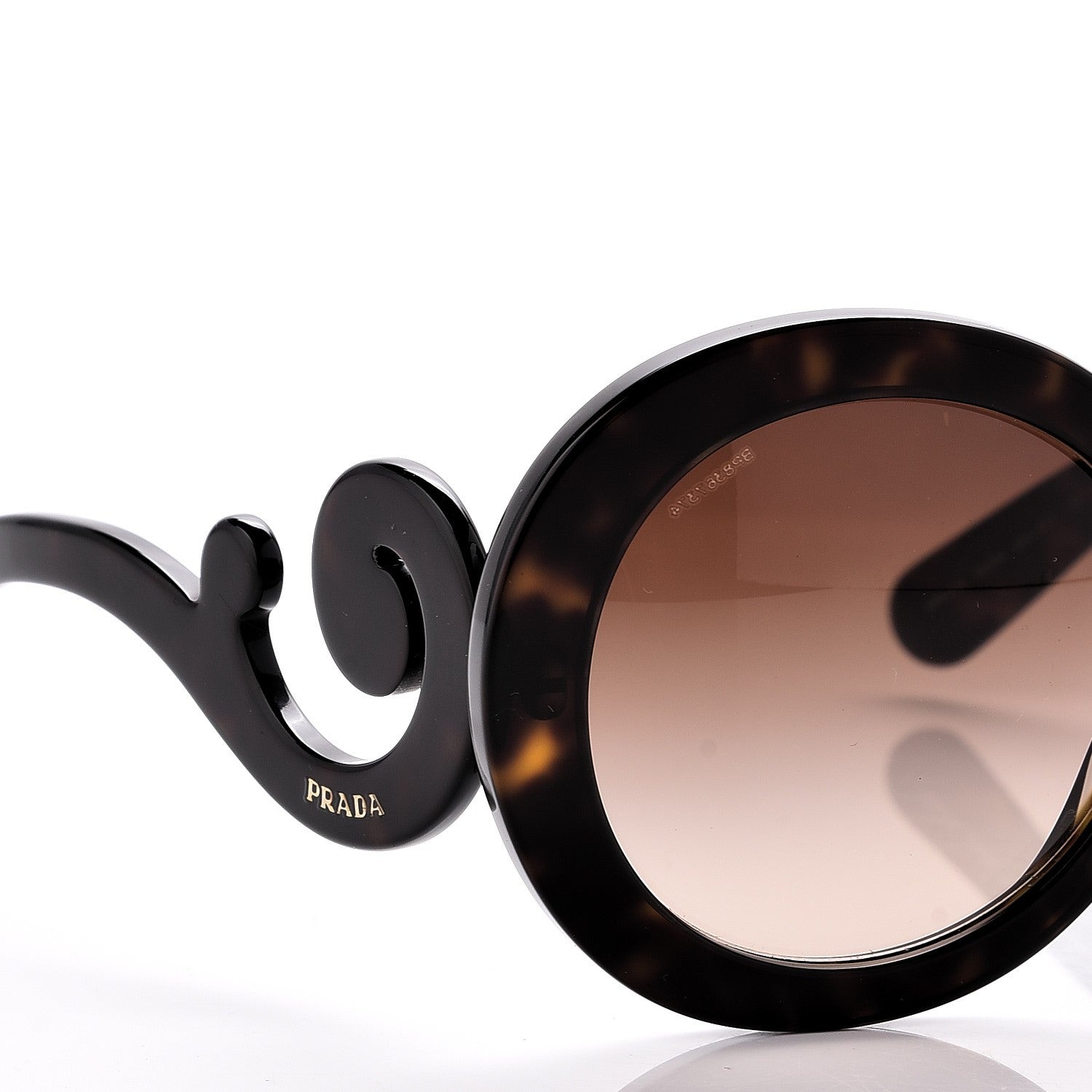 Prada Baroque Sunglasses SPR 27N Tortoise 7 of 9