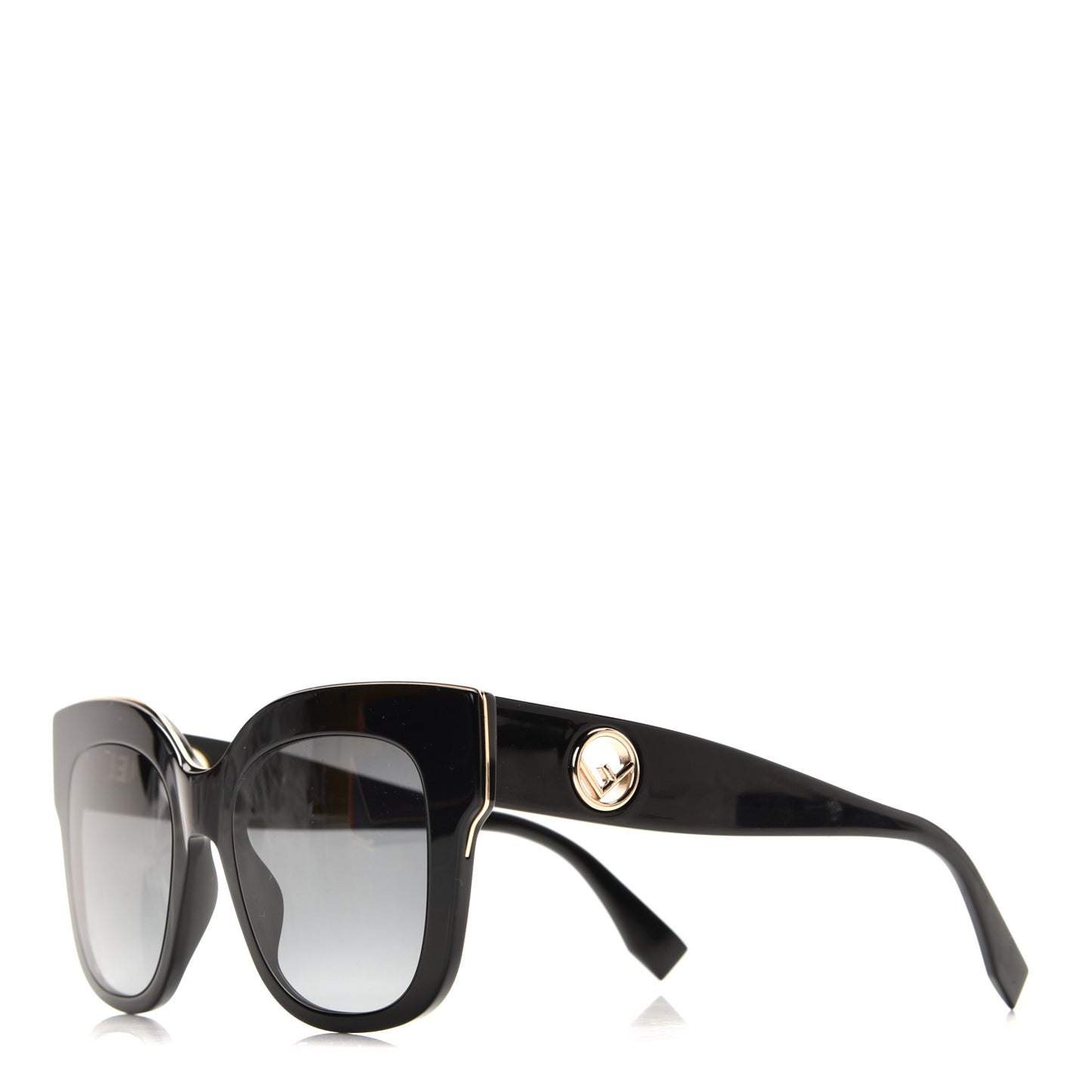 Acetate F is Fendi Sunglasses FF 0359/G/S Black