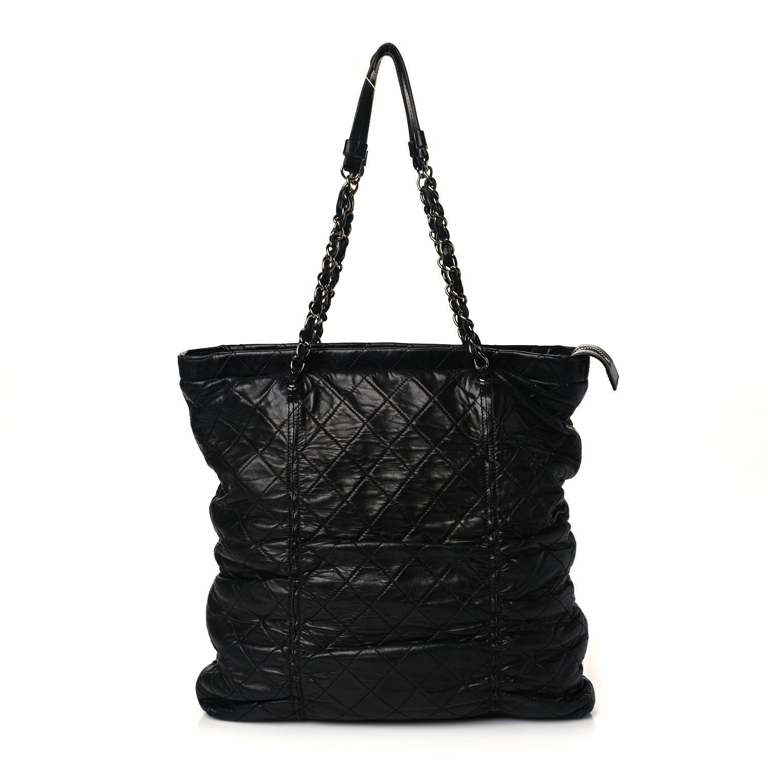 Chanel Lambskin Quilted Sharpei Shopping Tote Black 1 of 10