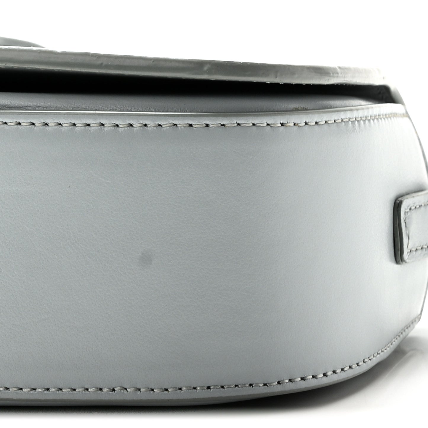 Smooth Calfskin Tabou Clutch On Strap Ice Blue