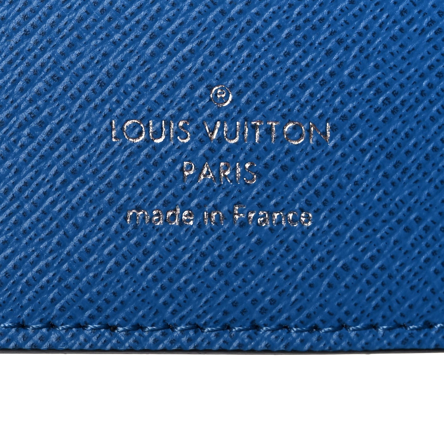 Damier Graphite Giant Passport Cover Blue