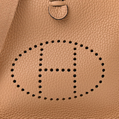 Hermes Taurillon Clemence Amazone Evelyne TPM Chai 8 of 10