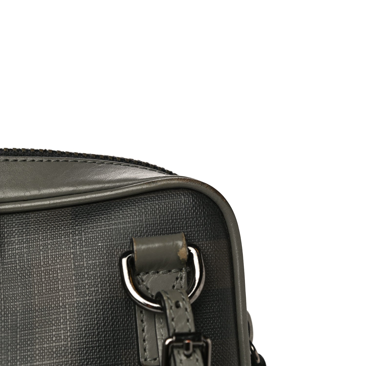 Burberry London Smoked Check Large Briefcase Grey 25 of 39