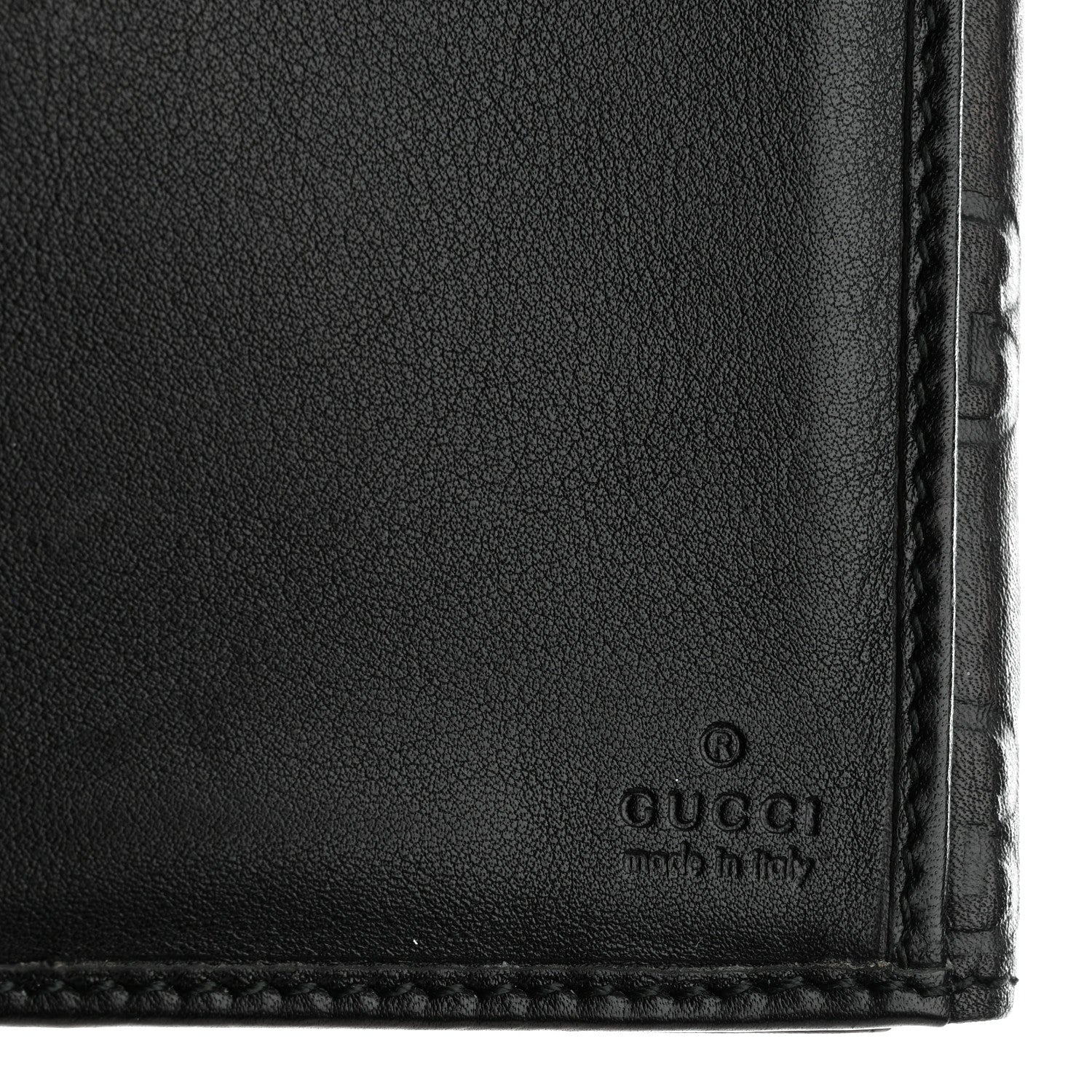 Gucci Guccissima Heart Continental Wallet Black 6 of 7