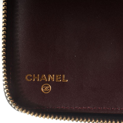 Chanel Caviar Quilted Large Zip Around Wallet Black 6 of 8
