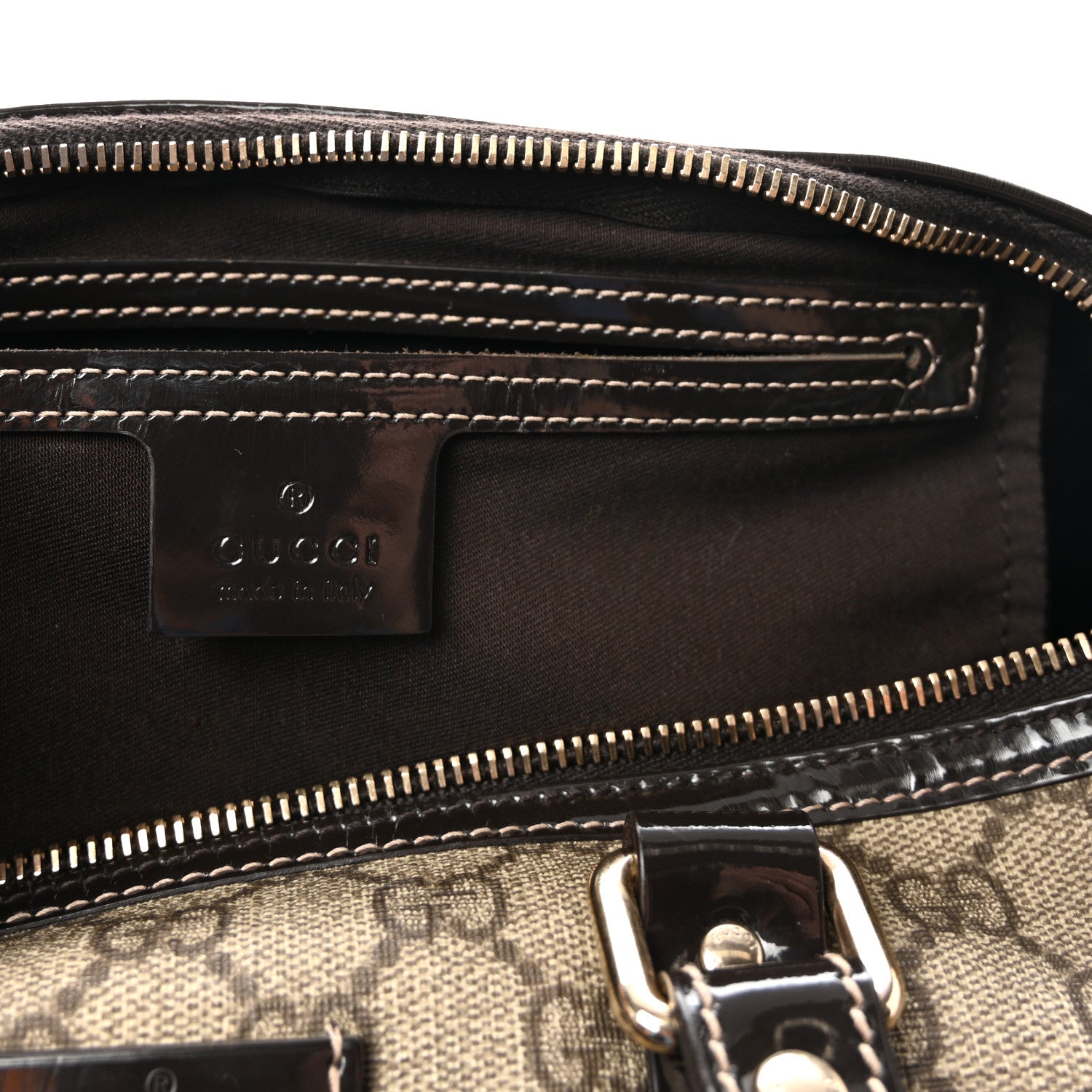 Gucci GG Plus Monogram Medium Joy Boston Dark Brown 6 of 10