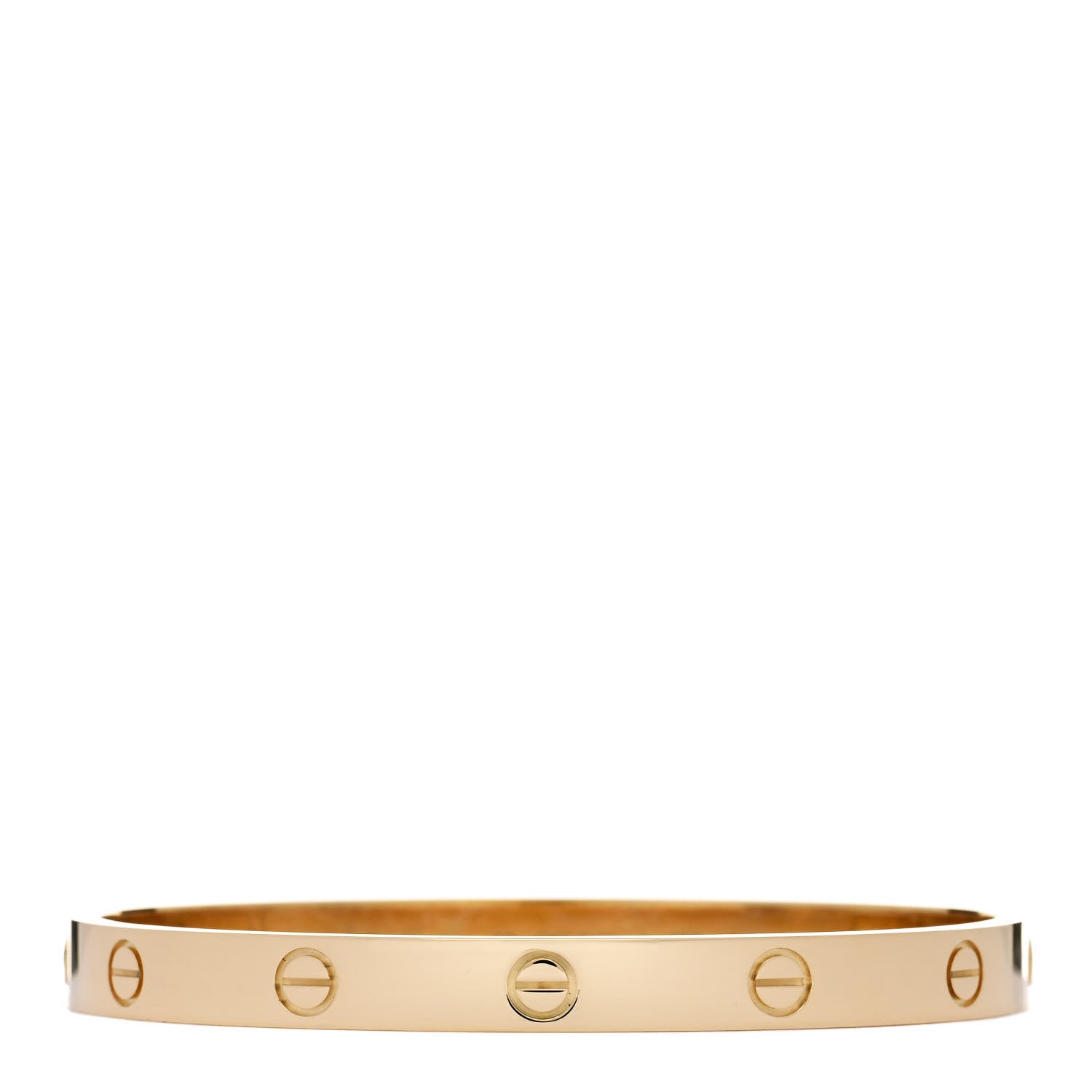 Cartier 18K Yellow Gold LOVE Bracelet 18 1 of 9