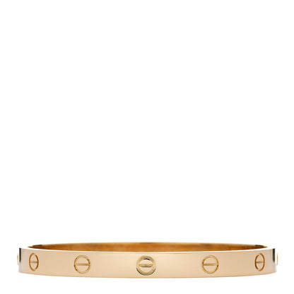 Cartier 18K Yellow Gold LOVE Bracelet 18 1 of 9