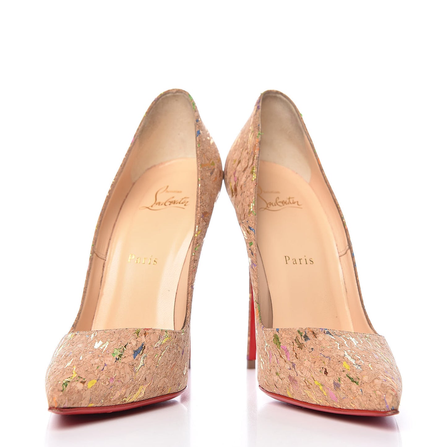 So Kate 120 Cork Liege Lame Pumps 40.5 Multicolor