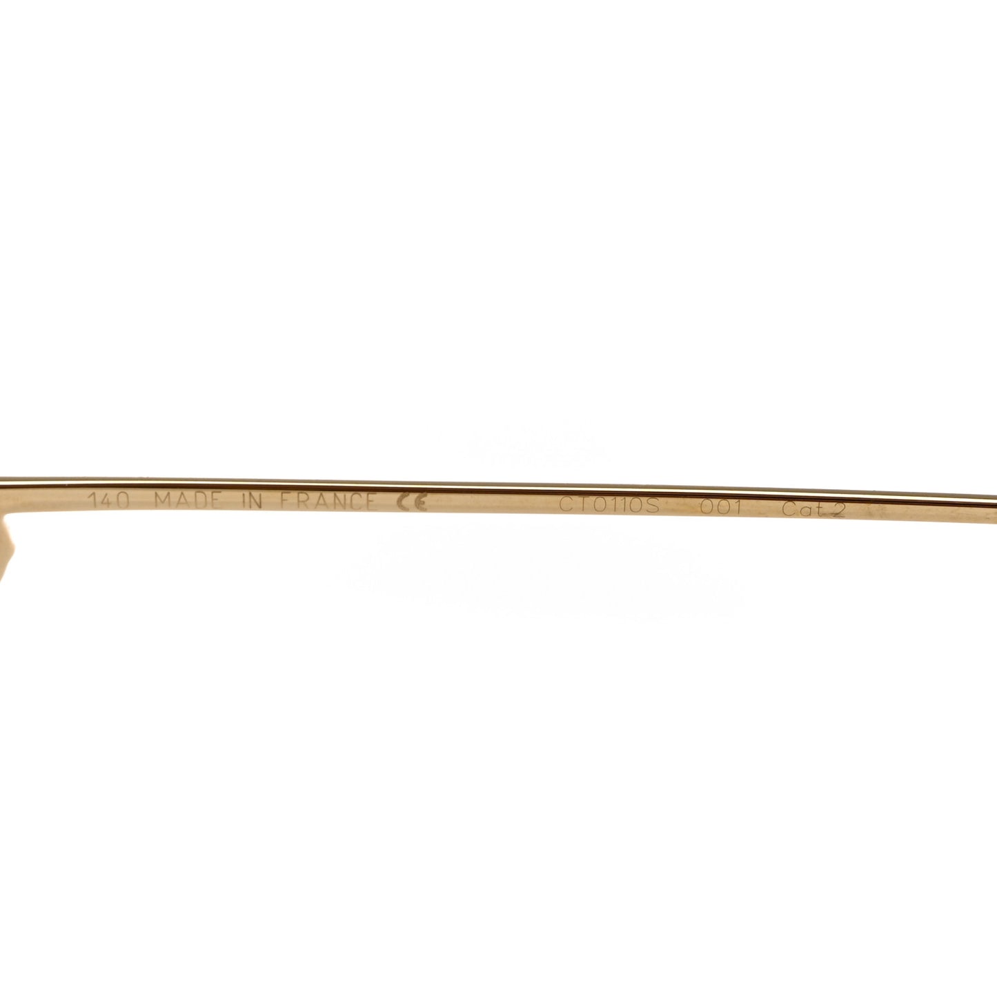 Aviator Sunglasses 140 Gold