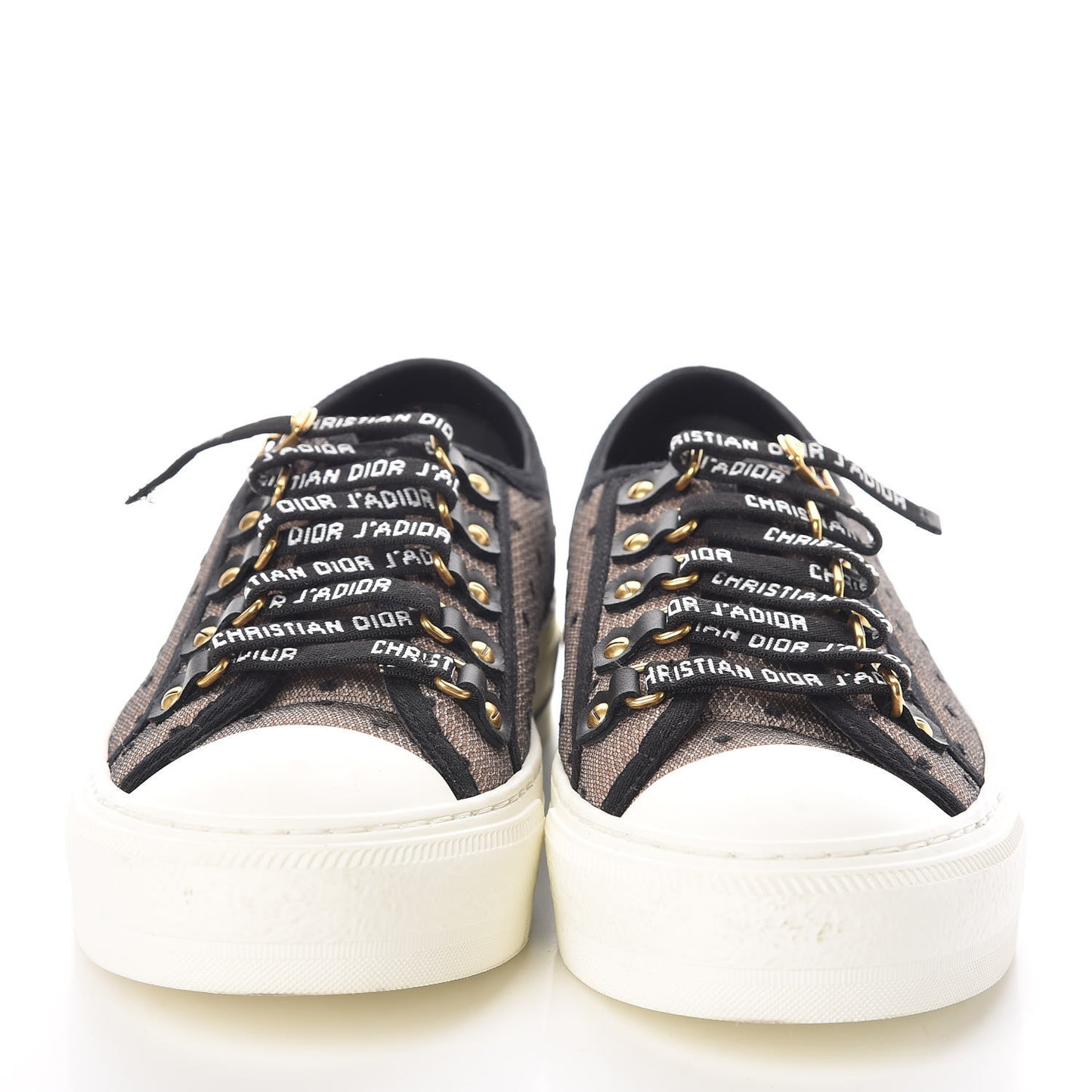 Mesh Plumetis Walk'n Dior Low Top Sneakers 38 Nude
