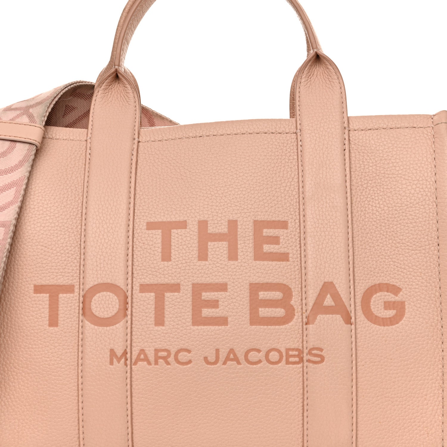 Marc Jacobs Grained Calfskin Medium The Tote Bag Rose Dust 10 of 19