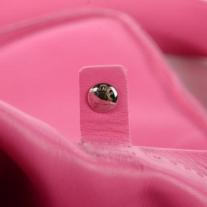 Hermes Milo Lambskin Clou De Selle Pouch Rose Tyrien 7 of 14