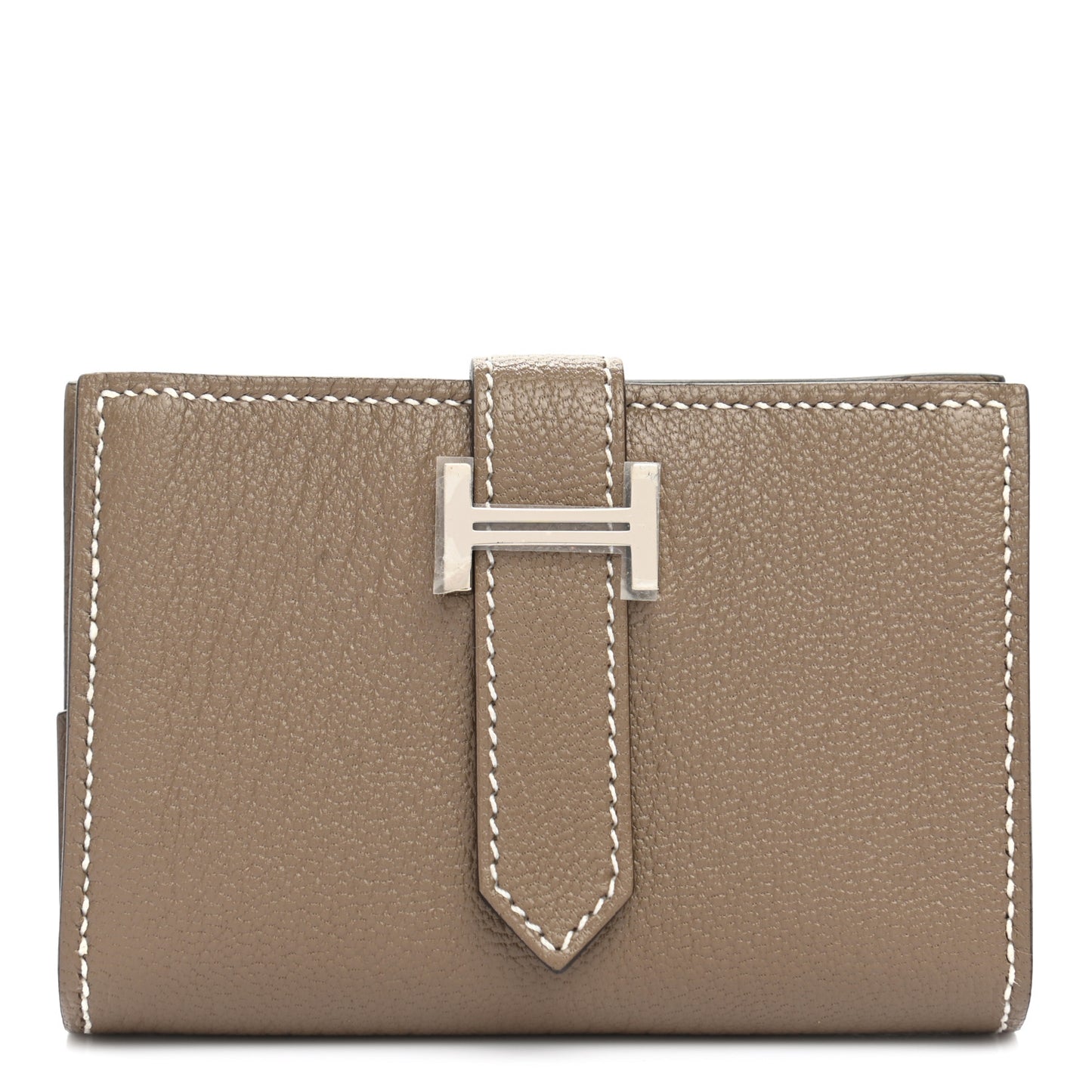 Chevre Mysore Mini Bearn Wallet Etoupe