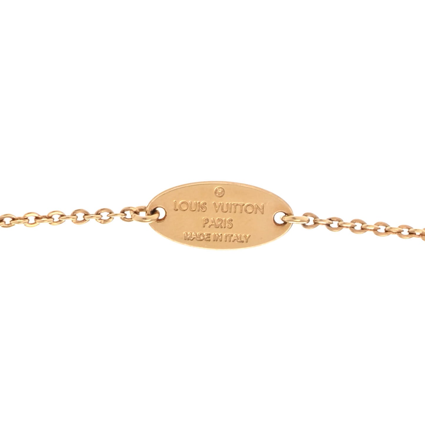 Nanogram Name Tag Necklace Gold