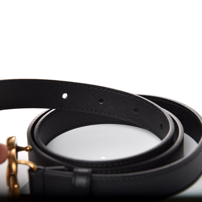 Gucci Calfskin Double G 20mm Belt 80 32 Black 5 of 6