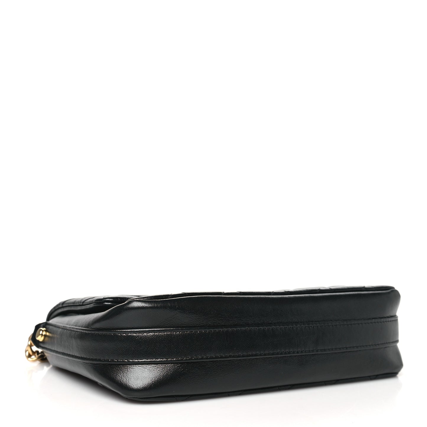 Lambskin Quilted Mini Maxi CC Flap Black