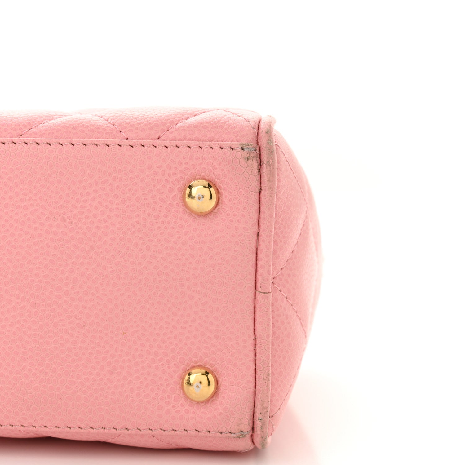 Chanel Caviar Quilted Small Bowler Pink 16 of 16
