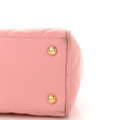 Chanel Caviar Quilted Small Bowler Pink 16 of 16