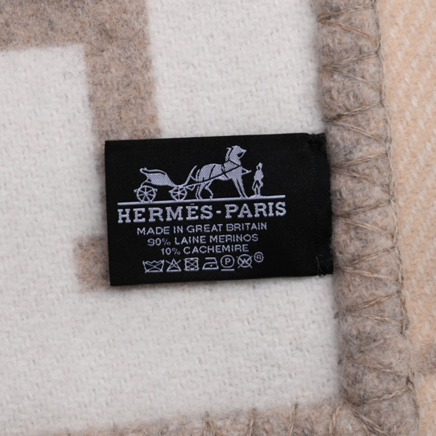 Wool Cashmere Avalon III Blanket Coco Camomille