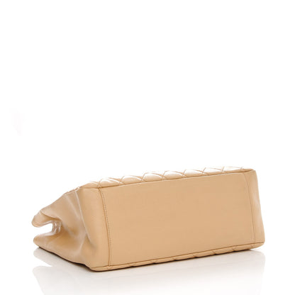 Chanel Caviar Quilted Grand Shopping Tote GST Beige 4 of 11