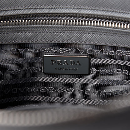 Prada Saffiano Small Galleria Double Zip Tote Marmo 6 of 9