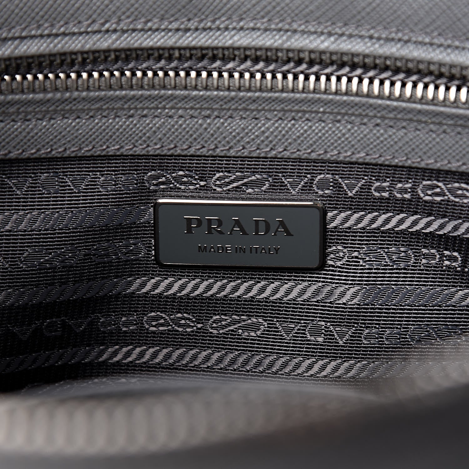 Prada Saffiano Small Galleria Double Zip Tote Marmo 6 of 9