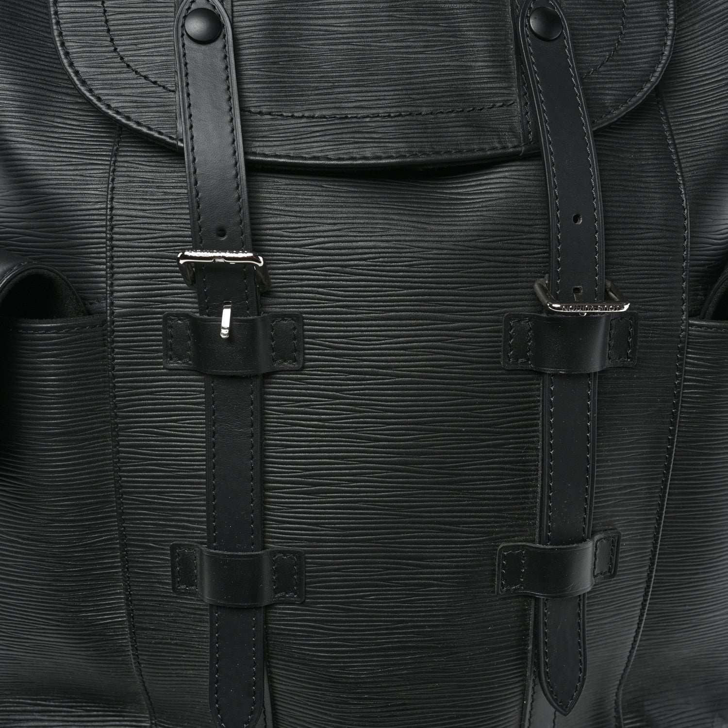 Louis Vuitton Epi Christopher Backpack PM Black 7 of 9