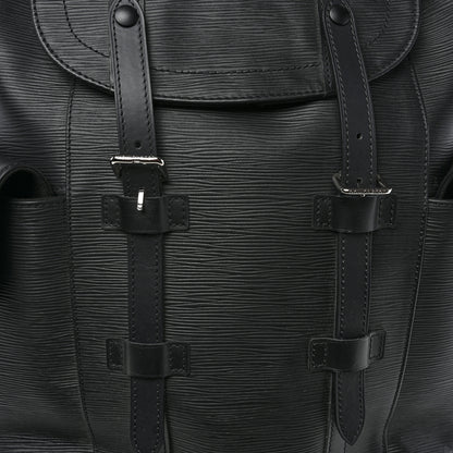 Louis Vuitton Epi Christopher Backpack PM Black 7 of 9