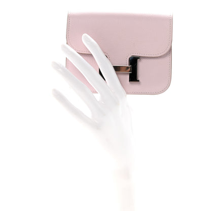 Hermes Evercolor Constance Slim Wallet Mauve Pale 2 of 8