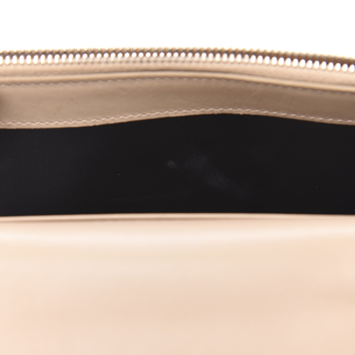Saint Laurent Smooth Calfskin Classic Monogram Kate Tassel Chain Wallet Nude Powder 7 of 12