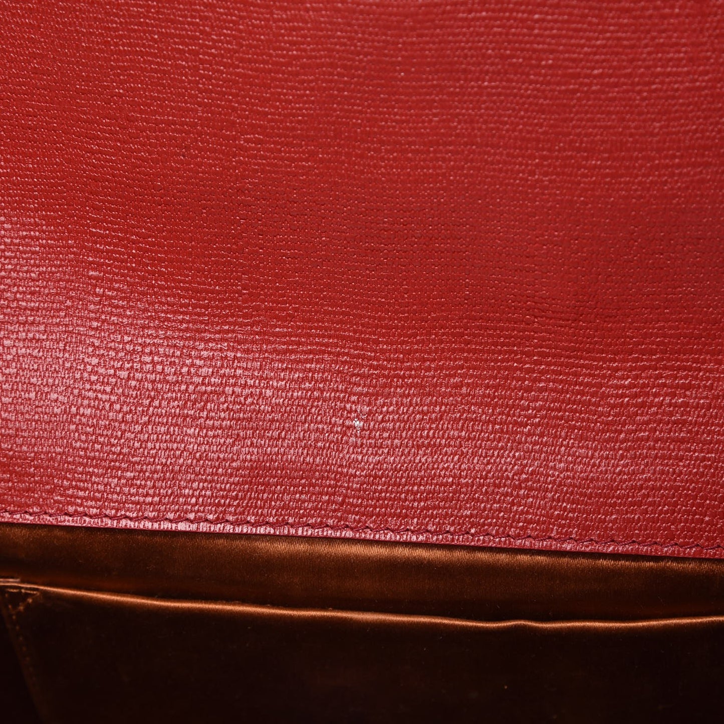 Calfskin Classic Y Ligne Clutch Red