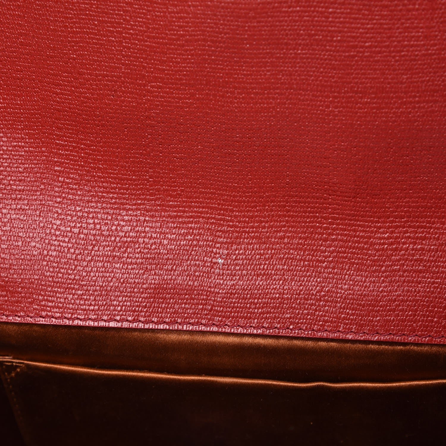 Saint Laurent Calfskin Classic Y Ligne Clutch Red 6 of 8
