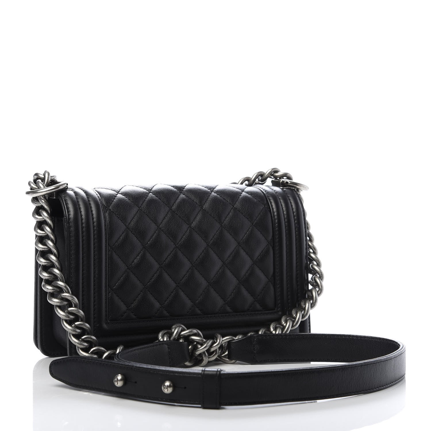 Chanel Calfskin Quilted Small Boy Flap Black 3 of 10