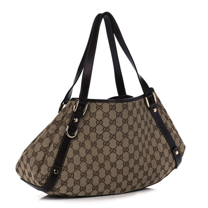 Gucci Monogram Medium Abbey Shoulder Bag Dark Brown 3 of 11