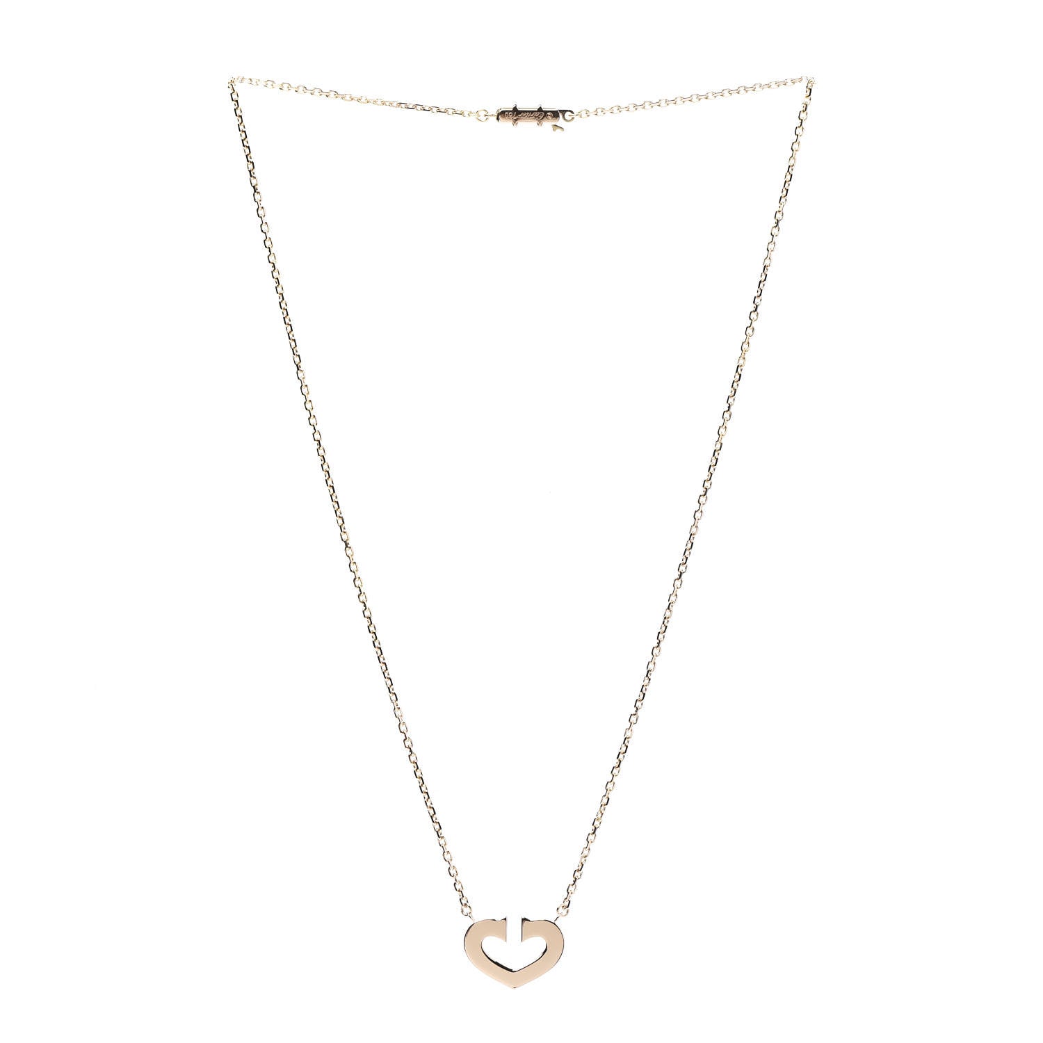 Cartier 18K Pink Gold Medium Hearts and Symbols Necklace 3 of 7