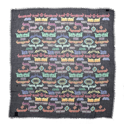 Gucci Modal Silk Loved Scarf Black 1 of 4