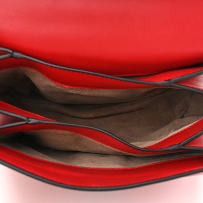 Bottega Veneta Nappa Small Piazza Bag Red 5 of 10
