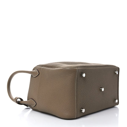 Hermes Taurillon Clemence Lindy 26 Etoupe 4 of 9