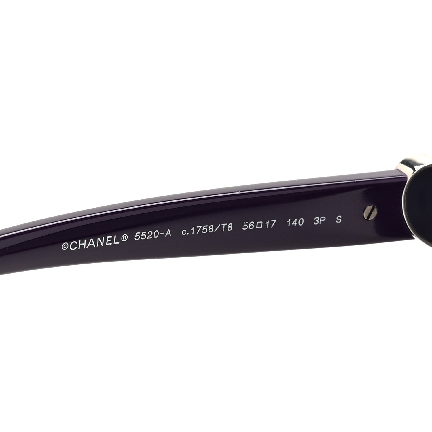 Chanel Acetate Sunglasses 5520-A Purple 5 of 7