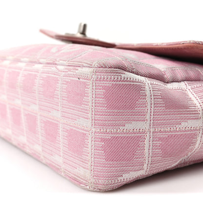 Chanel Nylon Medium Travel Flap Pink 9 of 9