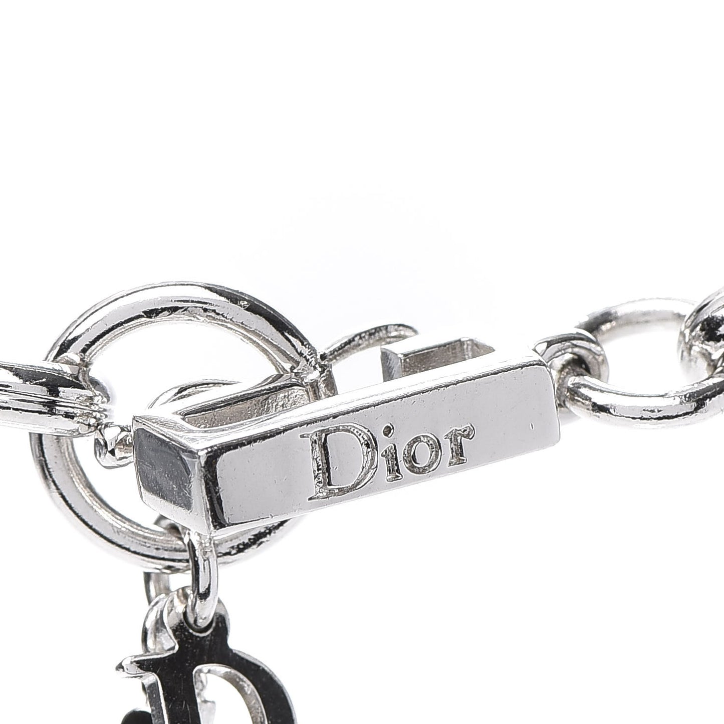 Crystal Charms Necklace Silver