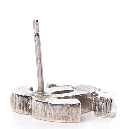 Chanel Crystal CC Earrings Silver 5 of 5
